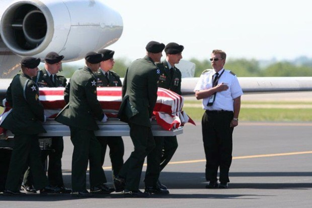 PFC Joel Ramirez carried home